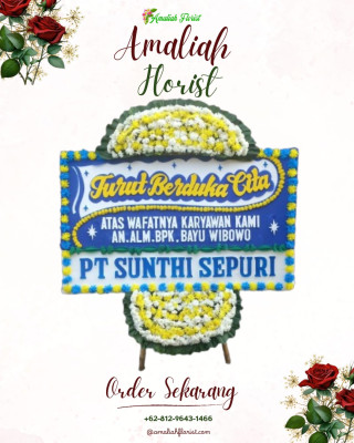Papan Bunga Duka di Pekan Binjai